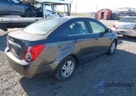 2013 Chevrolet Sonic Lt Auto из США, поврежденный, VIN 1G1JC5SH8D4206864